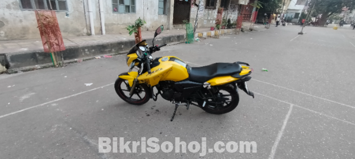 Apache rtr 160 yellow